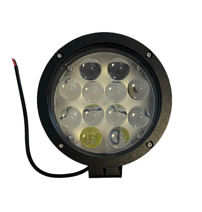 Proiector LED Auto Offroad de distanta, cu lentile 4D, 7 Inch, 60W, 12V-24V, 6500 Lumeni, Spot Beam 10 Grade - BTDL-CY60B