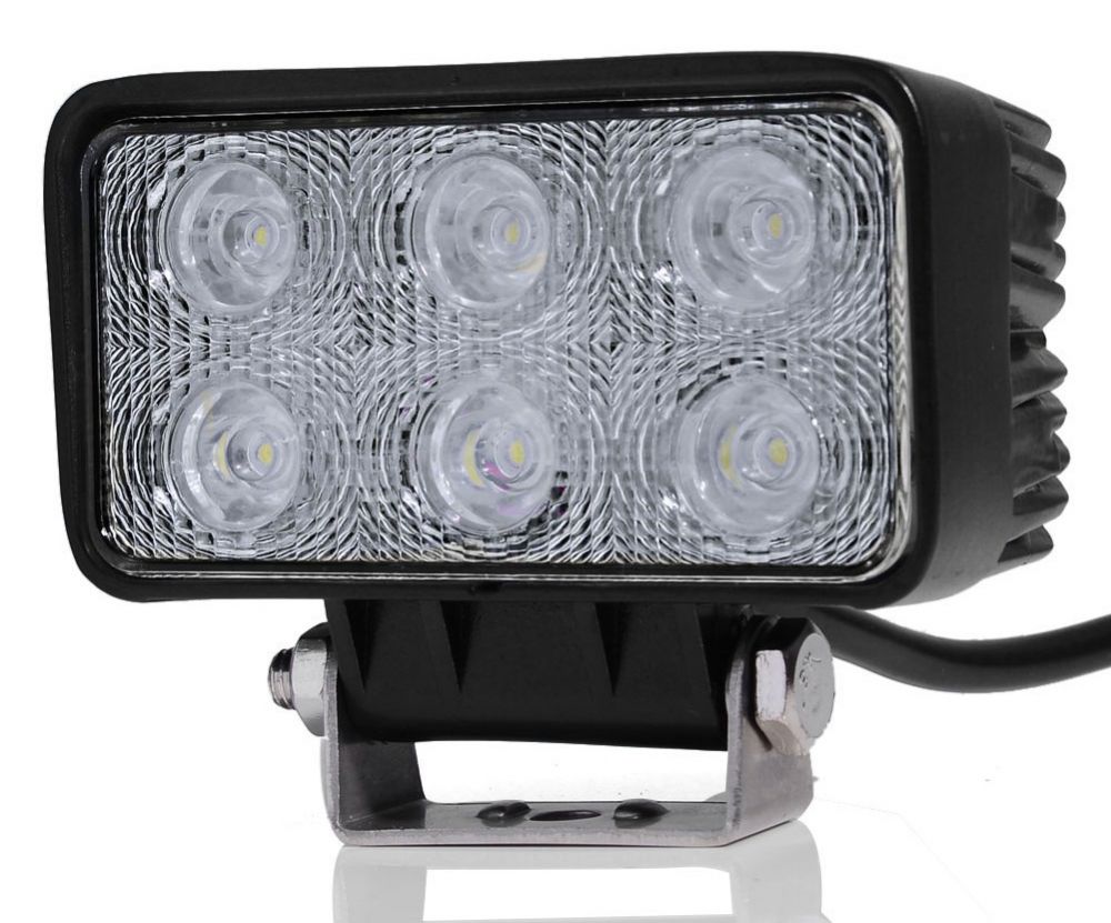 Proiector LED Auto Offroad 18W/12V-24V, 1320 Lumeni, Dreptunghiular, Spot Beam 3