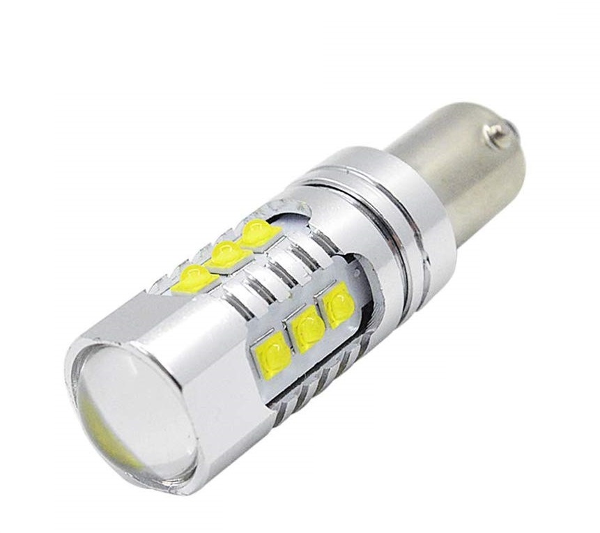 Led auto Alb H6W / BAX9S Canbus 80W 12-24V Leduri CREE 