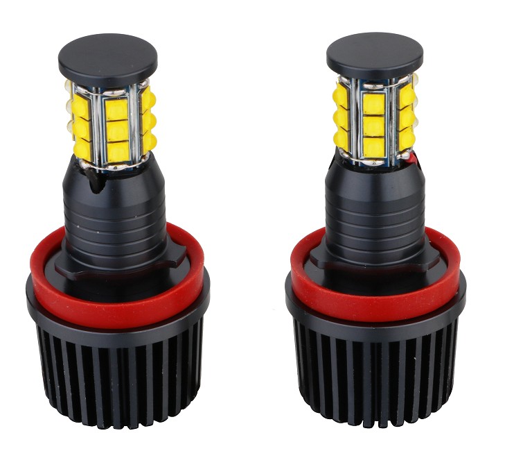 Set 2 Led Marker H8 144W Can Bus cu Leduri Cree 