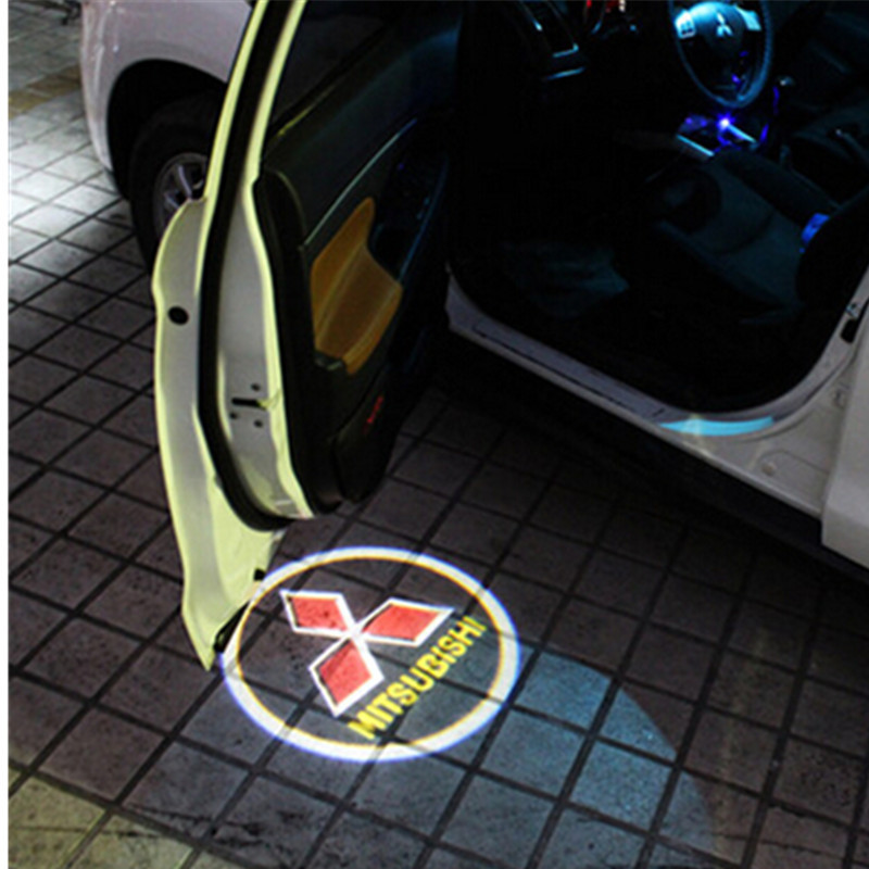 Proiectoare Portiere Cu Logo Mitsubishi - BTLW013