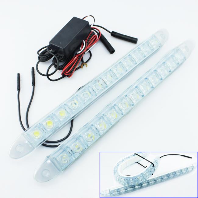 Lumini de zi DRL Flexibile 12 led*0,5W