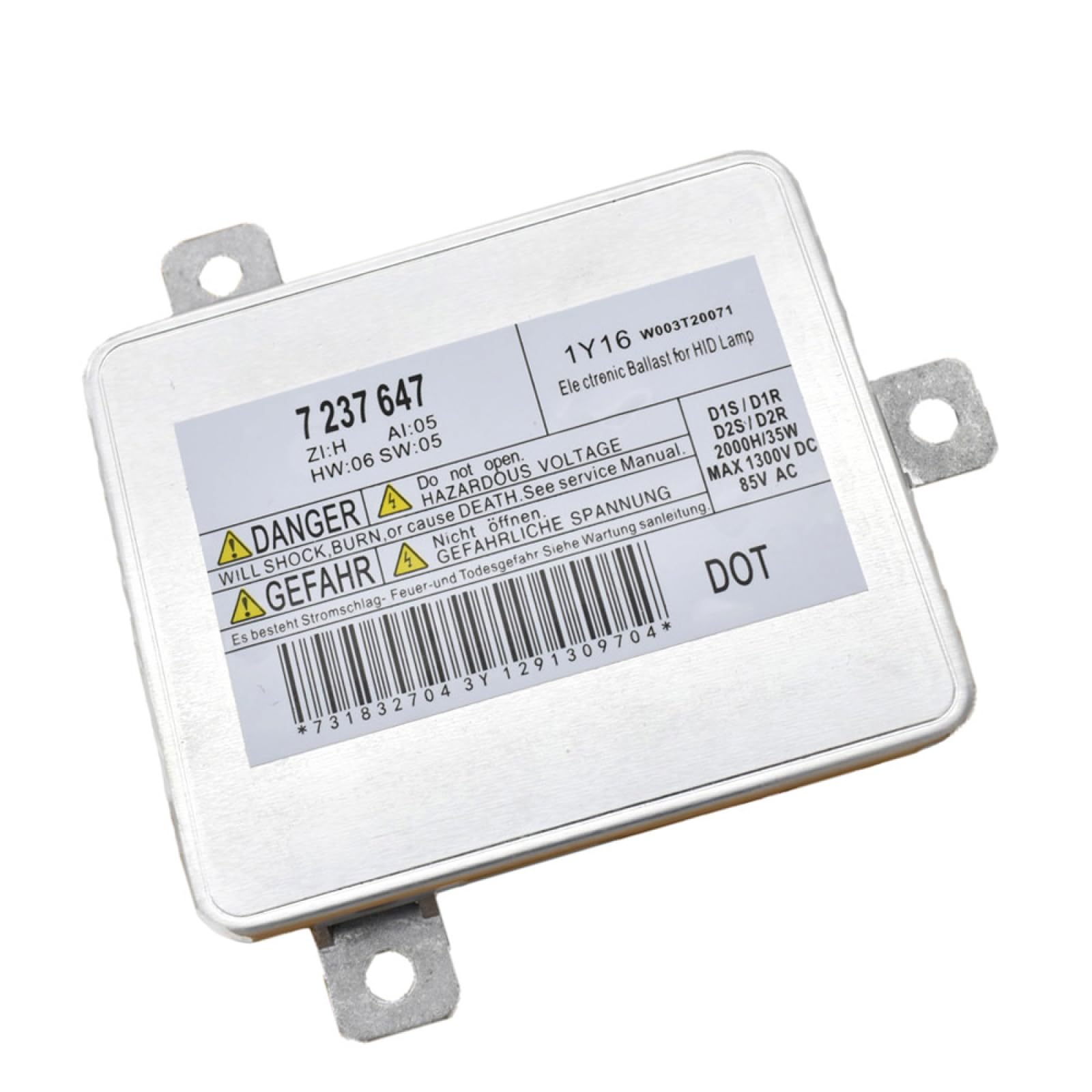 Balast Xenon OEM Compatibil AL W003T20071 / 63117237647, W003T23171, 63117318327 - D1/3(A3)