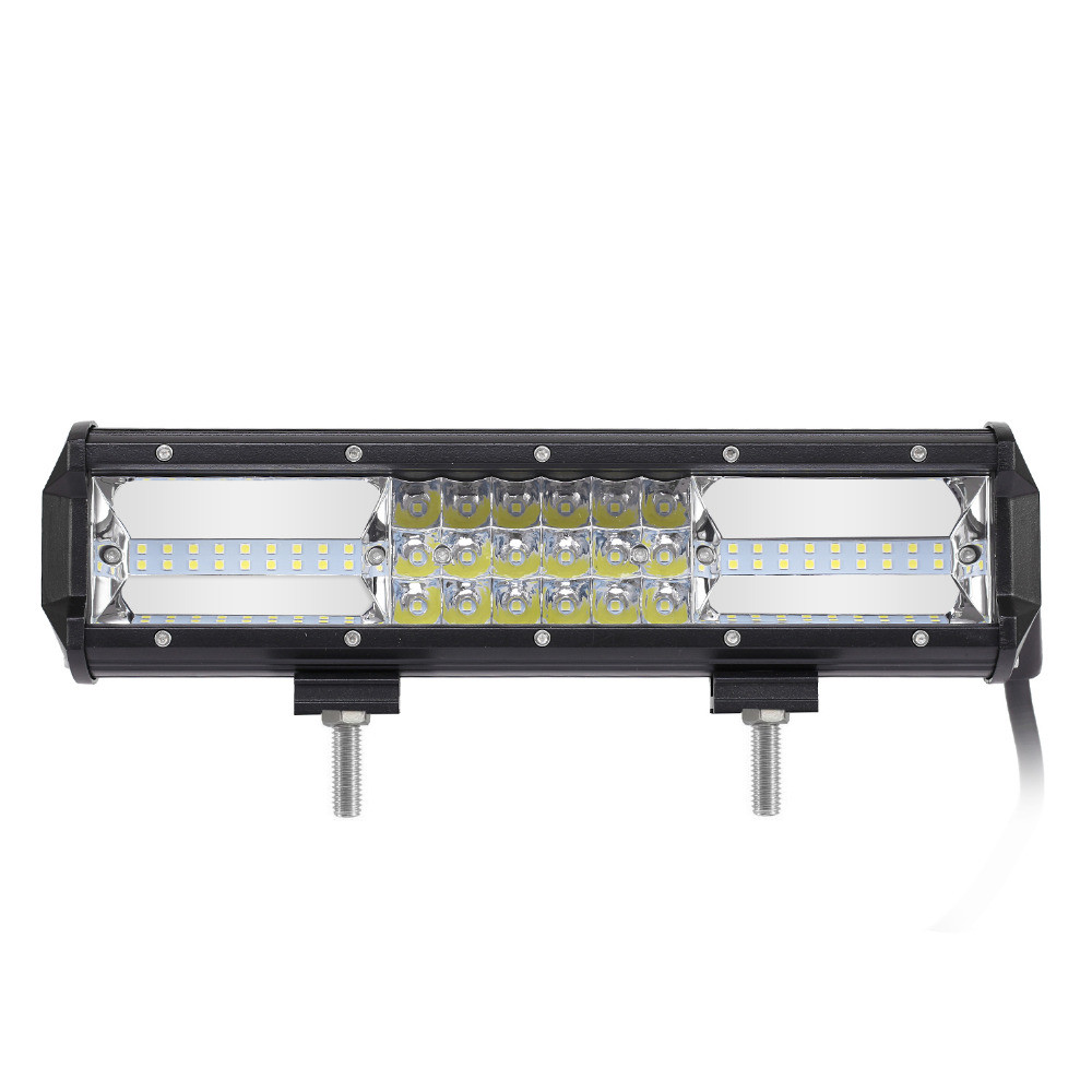LED Bar Auto 162W, leduri pe 3 randuri, 12V-24V, 11340 Lumeni, 12"/30,5 cm, Comb