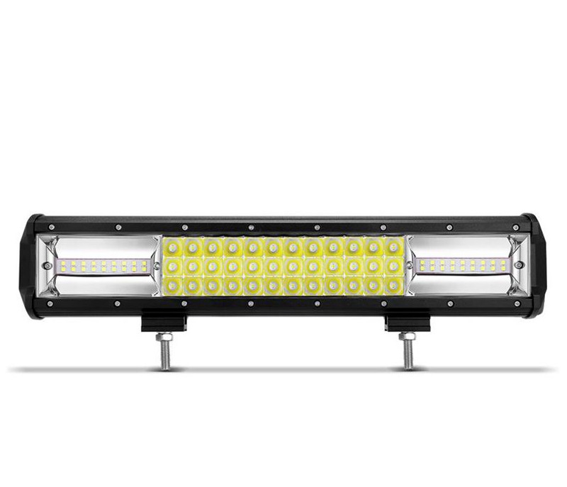 LED Bar Auto 216W, leduri pe 3 randuri, 12V-24V, 15120 Lumeni, 15,5"/39,4 cm, Co