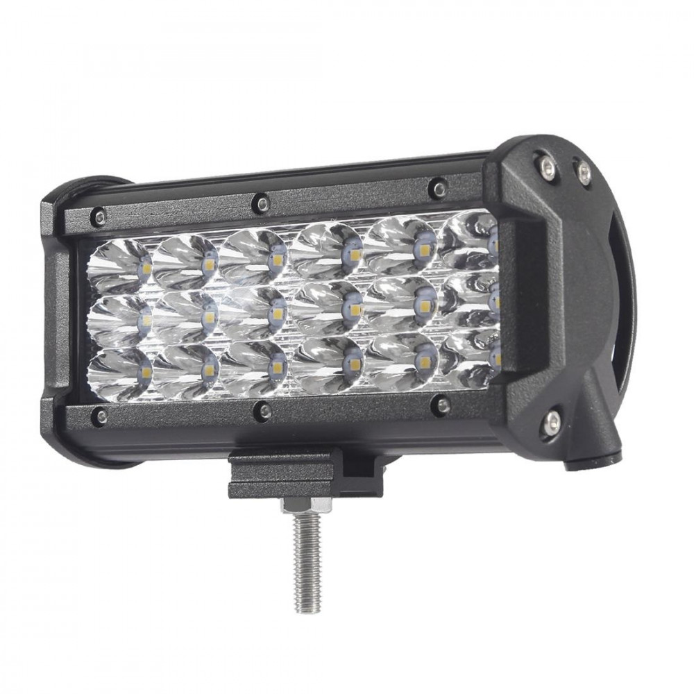 LED Bar Auto 54W, leduri pe 3 randuri, 12V-24V, 3780 Lumeni, 5"/12,7 cm, Combo B