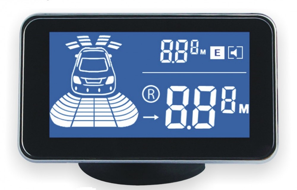  Senzori parcare fata spate cu temporizare cu 8 senzori si display LCD KC-6000J 