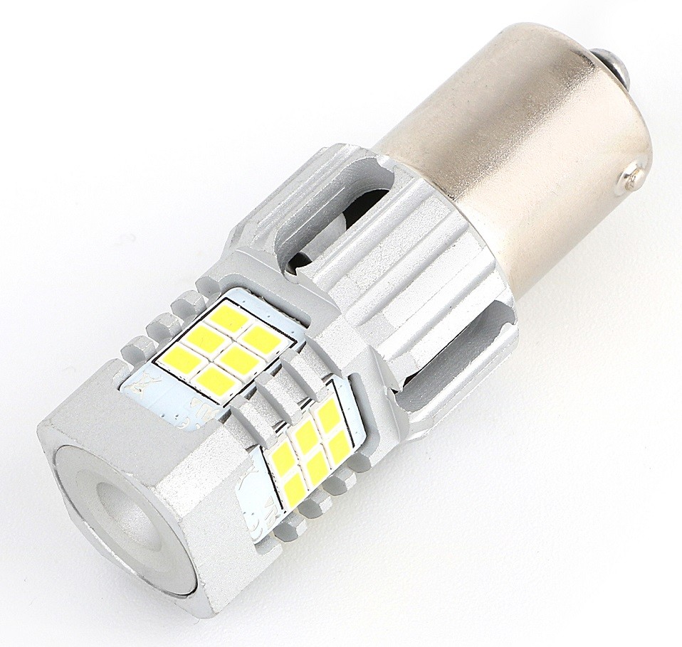 Led auto ALB BA15S cu 24 SMD 3020 12V Canbus BTLE5040A-BA15S-WHITE 