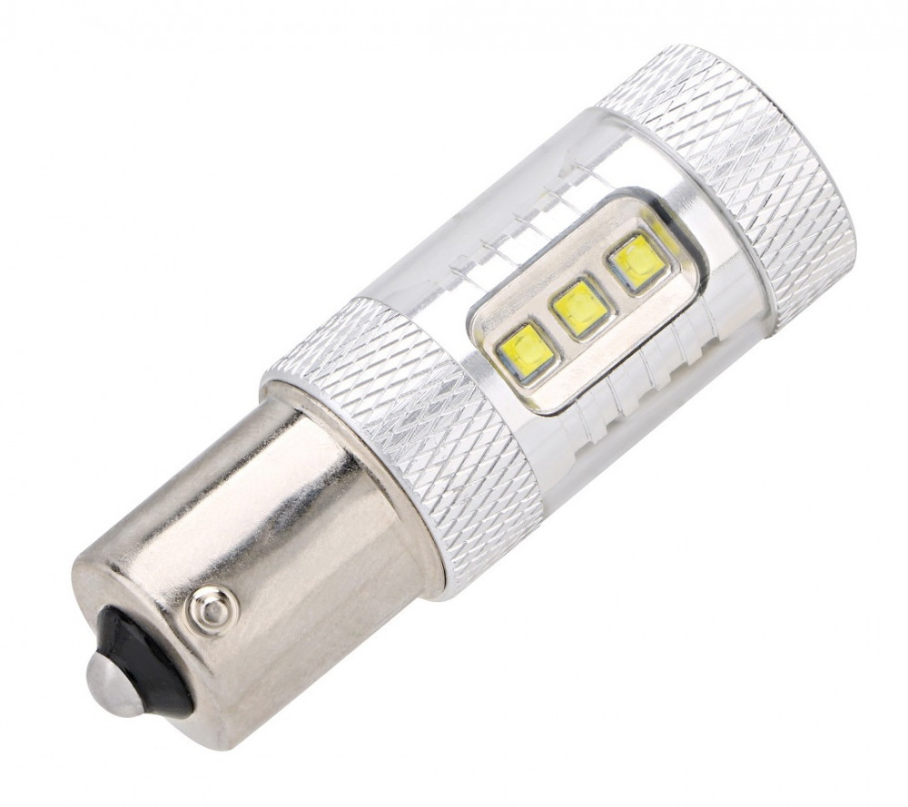 Led auto PORTOCALIU 80W BA15S / P21W, 12V-24V Canbus led CREE - BTLE1125C