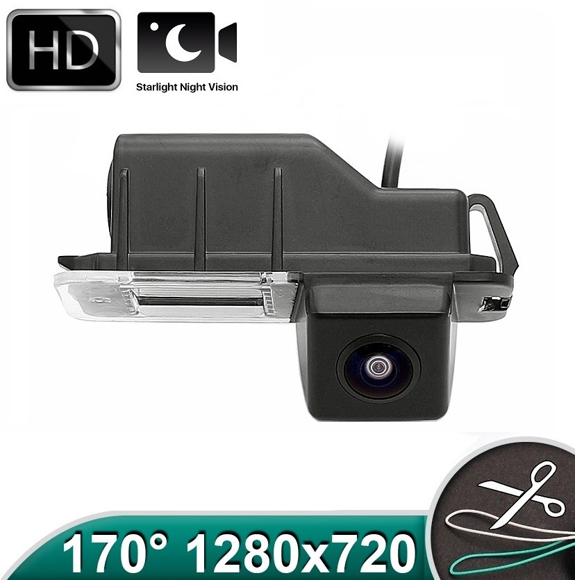 Camera marsarier HD, unghi 170 grade cu StarLight Night Vision, aftermarket, dedicata pentru Golf 6, Golf 7, Passat B7, Passat CC Facelit, Amarok, Polo 5 - FA960