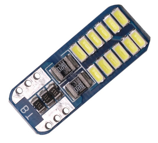 Led Auto Canbus T10 cu 24 Smd 3014 12V T10-3014-24SMD 