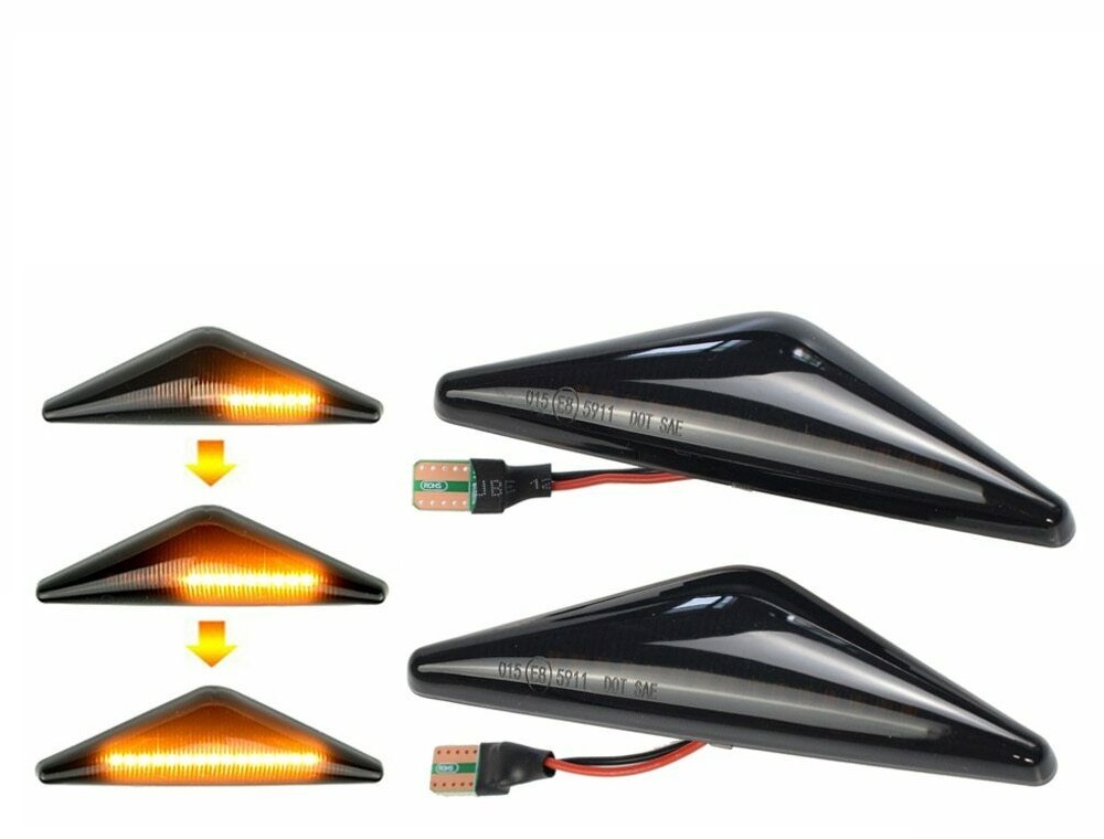 Set 2 Semnalizari Aripa LED Dinamice Ford Focus MK1, Mondeo MK3 - D0290