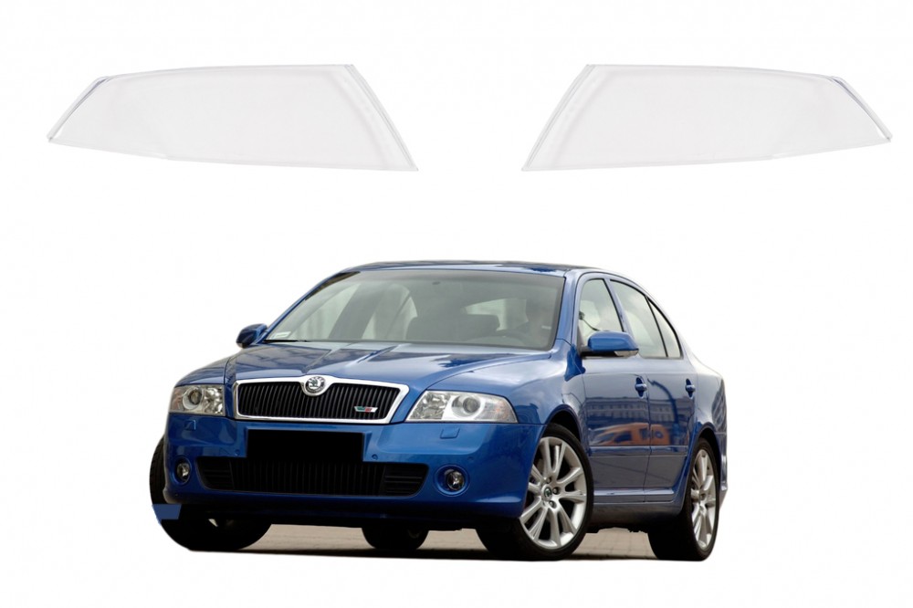  Set 2 sticle faruri pentru Skoda Octavia 2 1Z Non Facelift (2004 - 2008) HS002