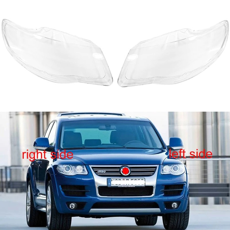  Set 2 sticle faruri pentru Volkswagen Touareg 1 Facelift (2007 - 2010) - HV036