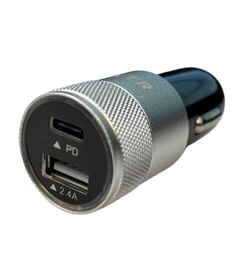  Incarcator auto 12-24V 18W Fast Charge cu port USB si PD18W - CB01 