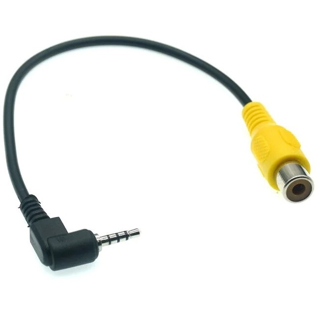 Cablu adaptor interfata camera video Jack 2.5mm - RCA - E005 
