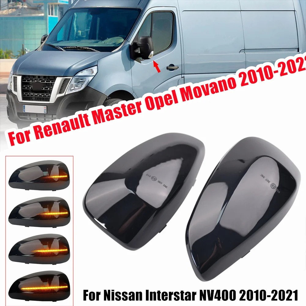  Set 2 Semnalizari Led Oglinda Dinamice Renault Master, Opel Movano, Nissan Interstar NV400 - D0835