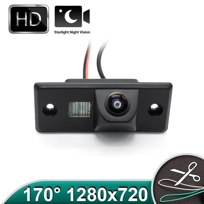  Camera marsarier HD, unghi 170 grade cu StarLight Night Vision, aftermarket, pentru Golf 4, Golf 5, Passat B5.5, Touareg, Tiguan, Bora - FA915 