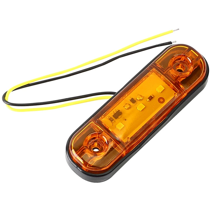 Lampa LED gabarit 12V/24V Portocalie - 104-Amber
