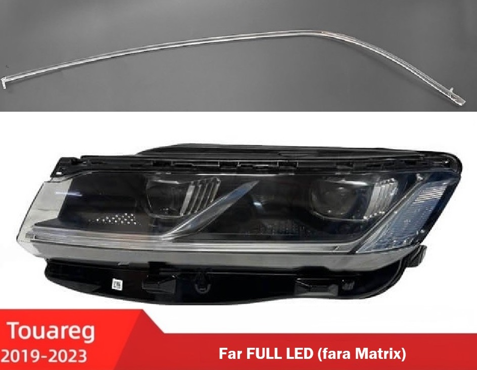 Fibra reparatie lumini de zi DRL far stanga pentru VW Touareg 3 cu far FULL LED 2018-2023 - LG-TOUAREG-1923 LOW Left