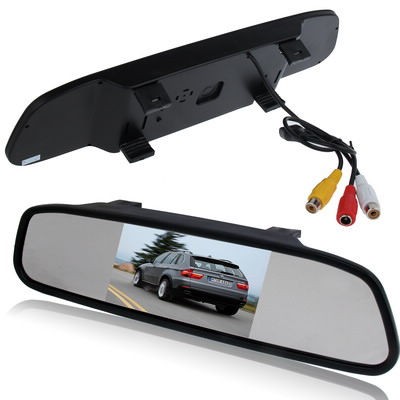 Display auto LCD 4,3" D703 pe oglinda retrovizoare
